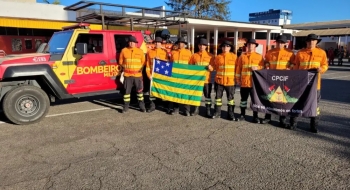 Bombeiros voltam a Goiás após missão de combate a incêndios no Pantanal